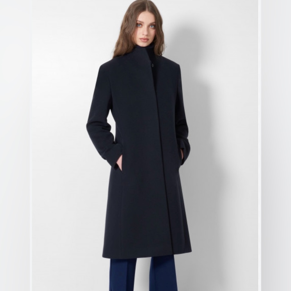 J. Crew long jacket 90%wool like new